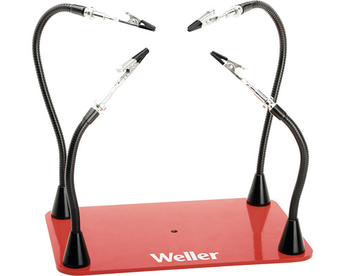 Weller Lötdritthalter mit vier flexiblen Armen und Krokodilklemmen