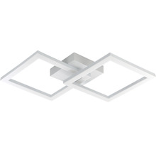 LED Deckenleuchte Metall/Kunststoff 20W 2700 lm 3000 K warmweiß HxBxT 65x310x525 mm nickel/matt Backlight-thumb-0