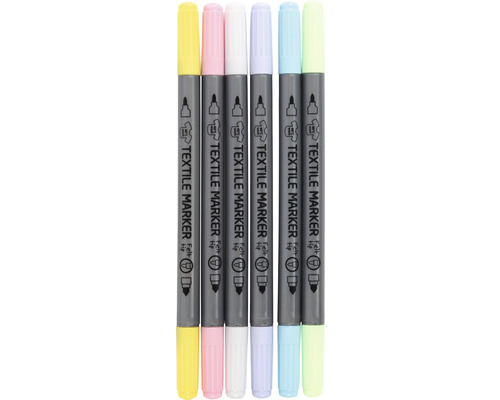 Textilmarker Stifte Set mit verschiedenen Farben