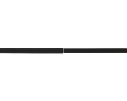 Gardinenstange ausziehbar Premium Black Line schwarz 160-300 cm Ø 20 mm Dachrandprofil