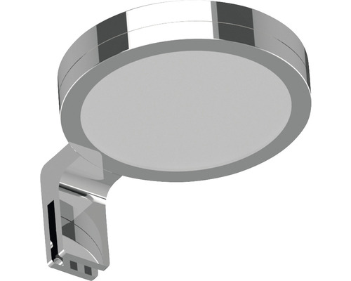 LED Bad-/Spiegelleuchte Alu/Kunststoff IP44 6W 500 lm CCT einstellbare weißtöne 2700- 4000 K B 112 mm Aqua chrom