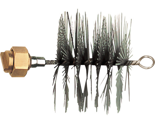 Rohrbürste mit Gewindeanschluss und Drahtborsten