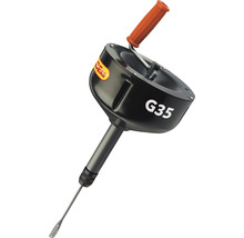 Rohrreinigungsgerät mit Handkurbel