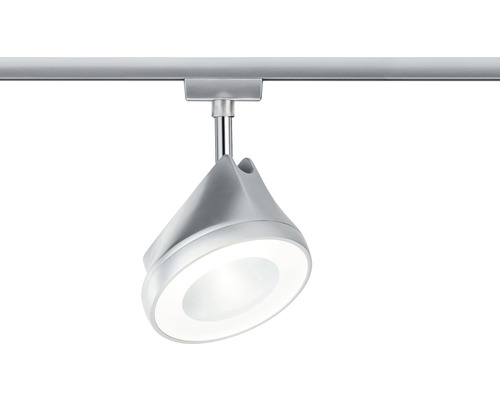 Einzelner LED-Strahler an einer Schiene