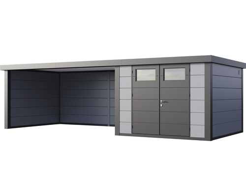 Gartenhaus mit integriertem Carport