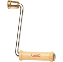 Cabere Handkurbel aus Holz und Metall