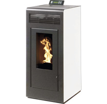 Pelletkaminofen mit Flamme