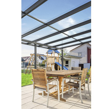 Terrassenüberdachung gutta Premium VSG Sicherheitsglas 1014 x 306 cm anthrazit