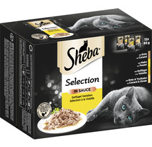 Katzenfutter nass Sheba Multiack Selection in Sauce Geflügel Variation 12x85 g-thumb-0