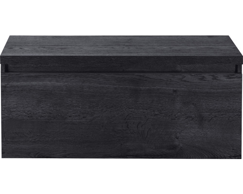 Waschtischunterschrank Sanox Frozen Frontfarbe black oak BxHxT 100,2 x 43,6 x 45 cm