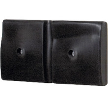 Schwarzer Kabelkanalverbinder