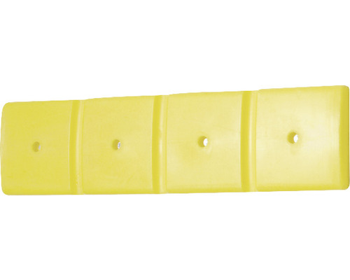 Wand-Schutzprofil 1000 Kunststoff gelb 1000x50x250 mm 2 Stück