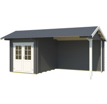 Gartenhaus Kenzo inkl. Fußboden 580 x 389,3 cm carbongrau