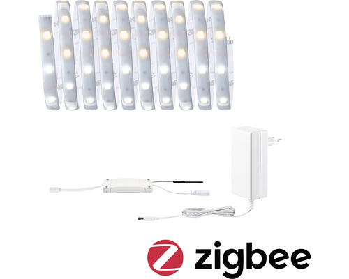 LED-Streifen mit Netzteil und Zigbee Logo