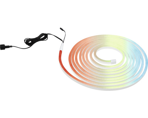 SimpLED Outdoor Strip-Komplettset 5 m 360 LED´s RGB Farbwechsel Memory Effekt 24V LED Lichtschlauch mit Stromkabel