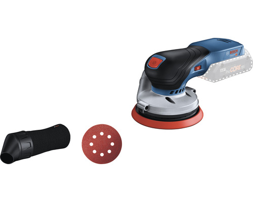 Akku-Exzenterschleifer Bosch Professional GEX 18V-125, ohne Akku und Ladegerät Bosch Exzenterschleifer mit Staubabsaugung und Schleifpapier