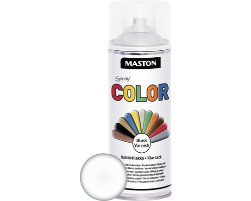 Sprühlack Maston Color Klarlack glanz farblos 400 ml Sprühfarbe Klarlack von Maston