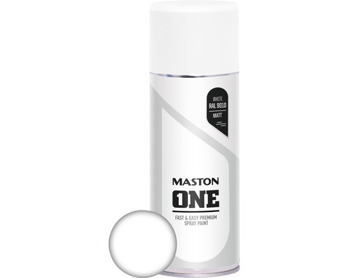 Sprühlack Maston ONE matt weiss 400 ml