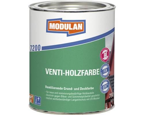 MODULAN 7200 Venti-Holzfarbe weiß 750 ml