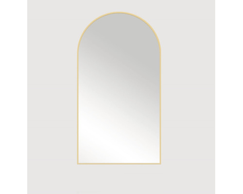 Rechteckiger Spiegel mit abgerundeten Ecken für die Wandmontage