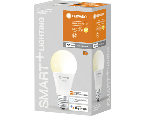 Ledvance Smart+ E27 LED Lampe mit 9 Watt in Verpackung