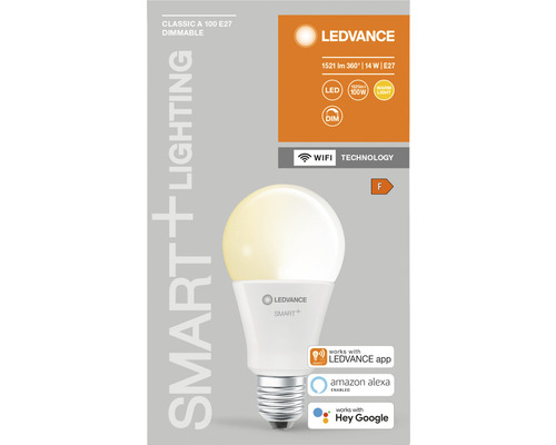 LEDVANCE Smart Plus E27 LED Lampe, dimmbar