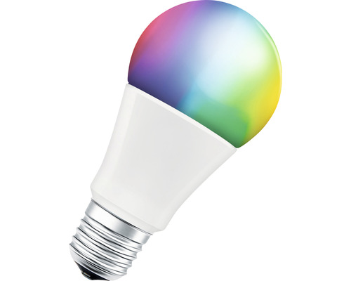 LED Lampe mit E27 Fassung, Multicolor
