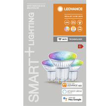 Ledvance Smart WIFI LED-Lampe dimmbar PAR16/PAR51 GU10/5W (32W ) matt 350 lm 2700- 6500 K RGBW 3 Stück-thumb-4
