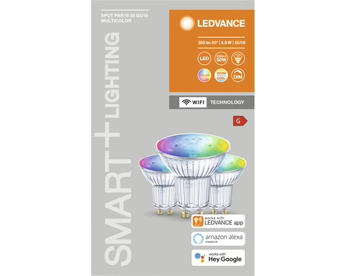 LEDVANCE Smart+ Multicolor LED Lampe, PAR16 50 GU10 Fassung