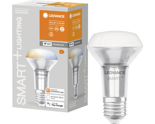 Ledvance Smart WIFI Reflektorlampe dimmbar R63 E27/6W(60W) matt 345 lm 2700- 6500 K warmweiß- tageslichtweiß