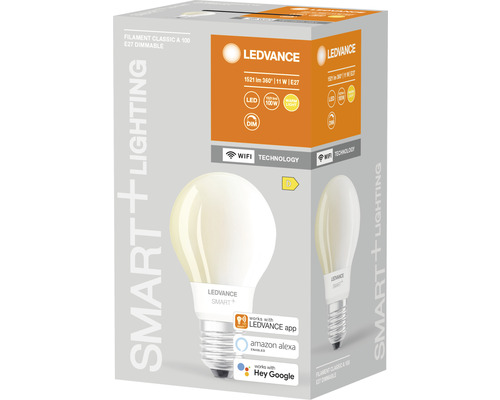 LEDVANCE Filament Classic A 100 E27 dimmbare Glühbirne in Verpackung