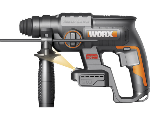 Akku-Bohrhammer WORX Nitro 20V 2 Joule WX381.9,Brushless Motor, ohne Akku und Ladegerät