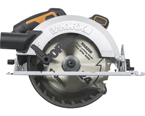 Akku-Handkreissäge WORX Nitro 20V 190mm/65,7mm WX520.9, Brushless Motor, ohne Akku und Ladegerät