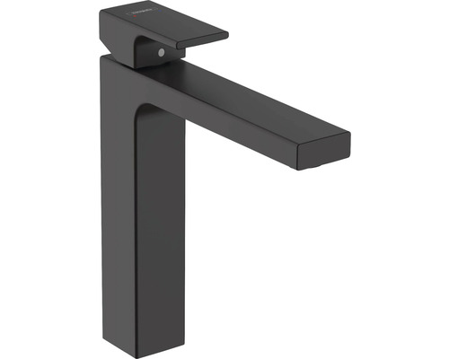 hansgrohe Waschtischarmatur für Aufsatzwaschbecken VERNIS SHAPE 190 schwarz matt mit Zugstange 71562670