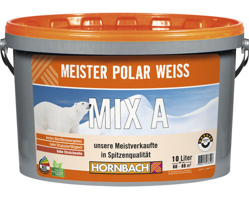 HORNBACH Meister Polarweiß konservierungsmittelfrei im Wunschfarbton mischen lassen