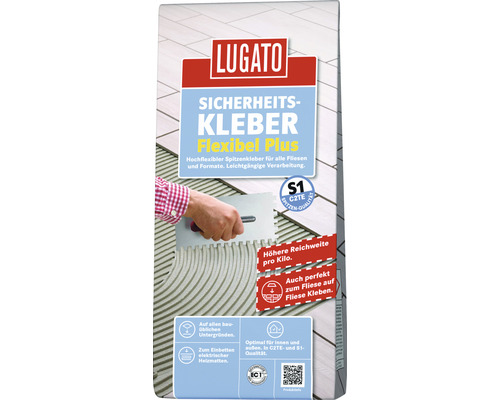 Lugato Fliesenkleber Sicherheitskleber Flexibel Plus S1/C2TE 3,5 kg