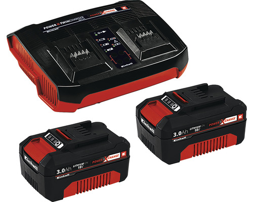 Einhell PXC-Starter-Kit 2x 3Ah & 30min PXC Kit 4512098 Batterie pour outil  et chargeur 18 V 3 Ah Li-Ion - Conrad Electronic France