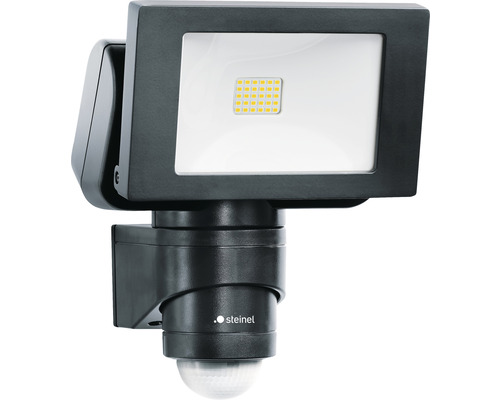 Steinel LED Sensor Strahler 14,7W 1375 lm 4000 K 21,5x15,5 cm LS 150 S schwarz LED-Außenstrahler mit Bewegungsmelder