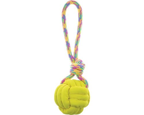 Hundespielzeug Wurftau mit Ball 40 x 8 x 7 cm zufällige Farbauswahl