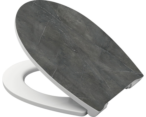 Toilettendeckel mit Marmoroptik