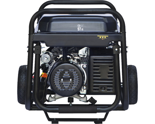 Stromerzeuger mit Rahmen und Rädern