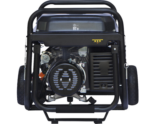 Stromerzeuger mit Rahmen und Rädern