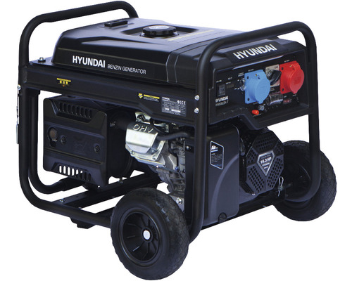 Hyundai Benzin Generator mit Rädern