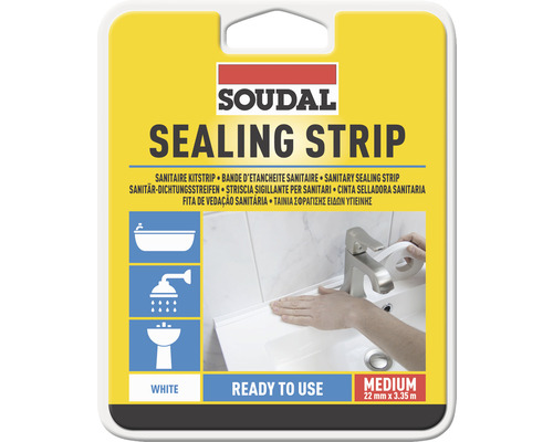 Soudal Sanitär-Dichtungsstreifen selbstklebend 3,35 m x 22