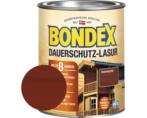 Bondex Dauerschutz-Lasur Mahagoni Farbdose