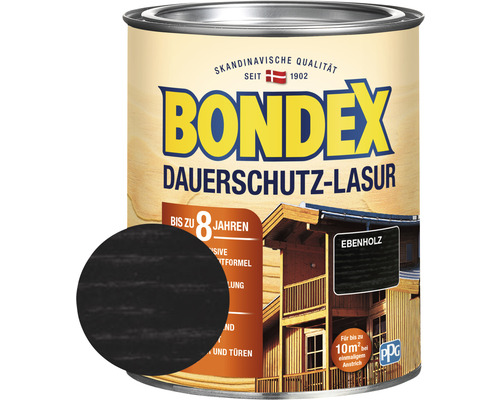 Bondex Dauerschutz-Lasur Ebenholz Farbdose
