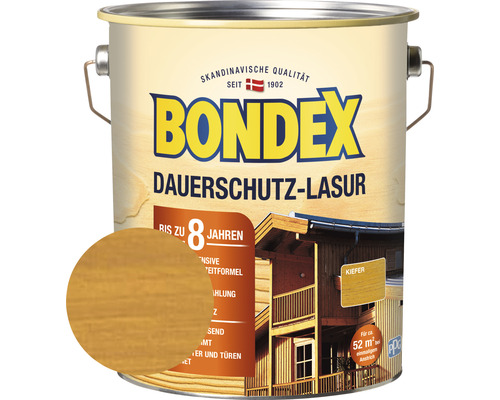 Bondex Dauerschutz-Lasur Dose Kiefer für den Außenbereich