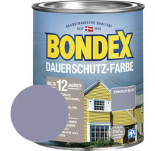 Dauerholzfarbe von Bondex, Farbe Finnisch Blau
