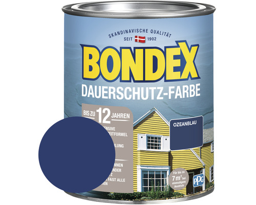 Dose Bondex Dauerschutz Farbe Ozeanblau
