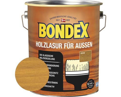 Eimer Bondex Holzlasur für Aussen, Farbton Eiche
